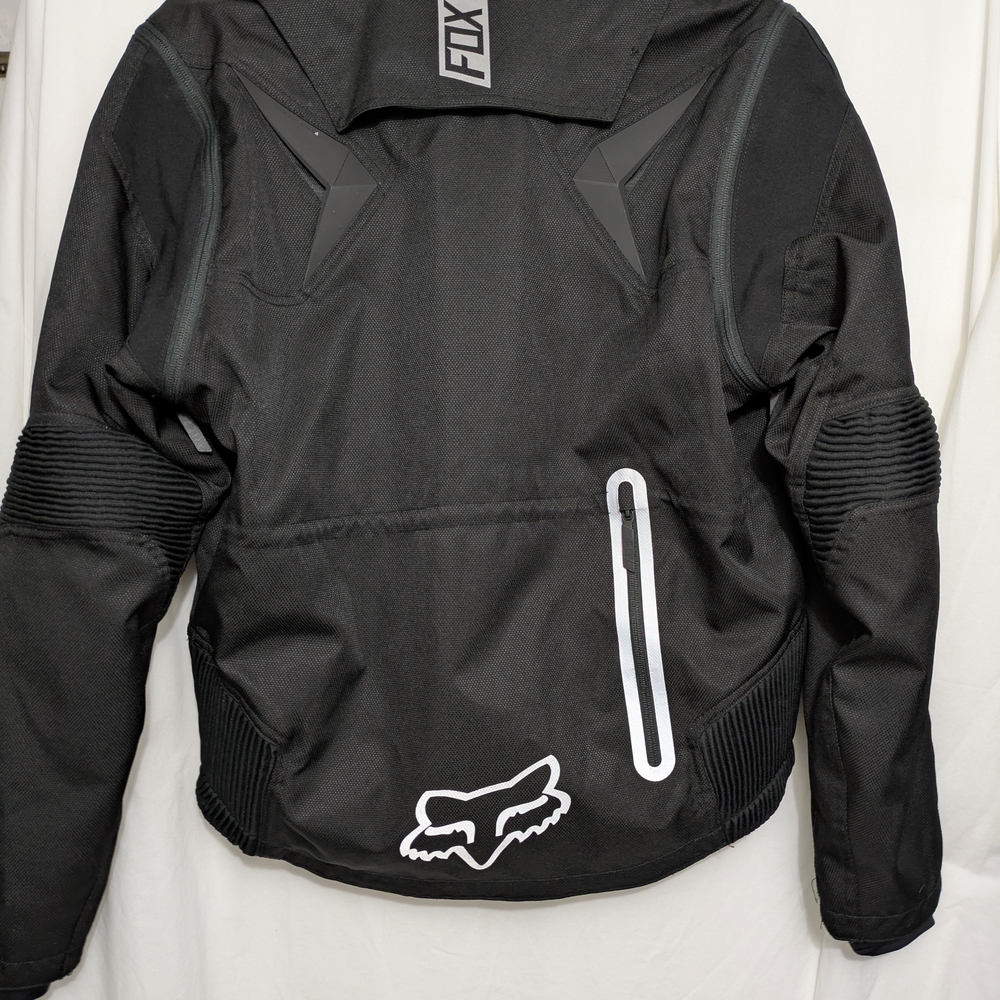 Fox Moto Jacket Removable Armor, Sleeves, Collar Medium - Picture 8 of 9